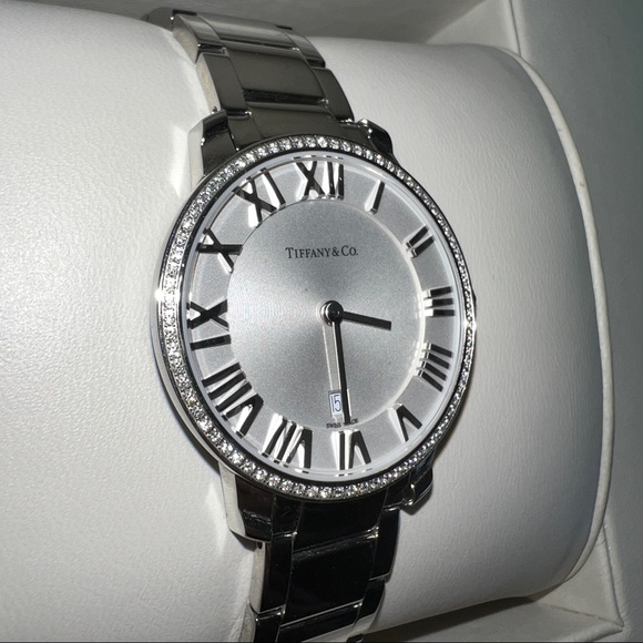 Tiffany Atlas 2-Hand 24 mm Diamond Watch - Picture 8 of 8